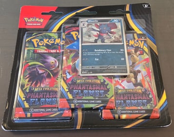 Pokemon TCG: Phantasmal Flames 3-Pack Blister