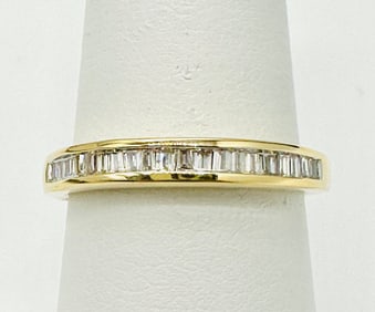 Natural Diamond Ring, 14KT Yellow Gold # 2323