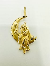 14KT Yellow Gold Pendant # 2436