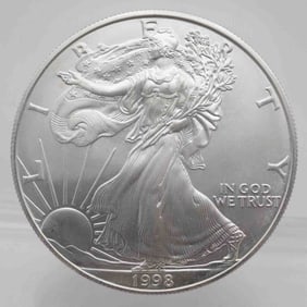 1998 American Silver Eagle 1oz Silver Coin