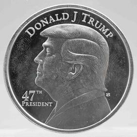 2024 Donald Trump 47th President 1oz Silver Round