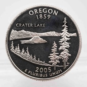 2005 American Proof Silver Quarter Oregon