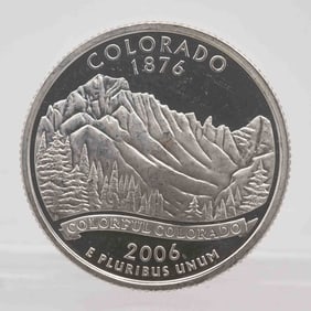 2006 American Proof Silver Quarter Colorado