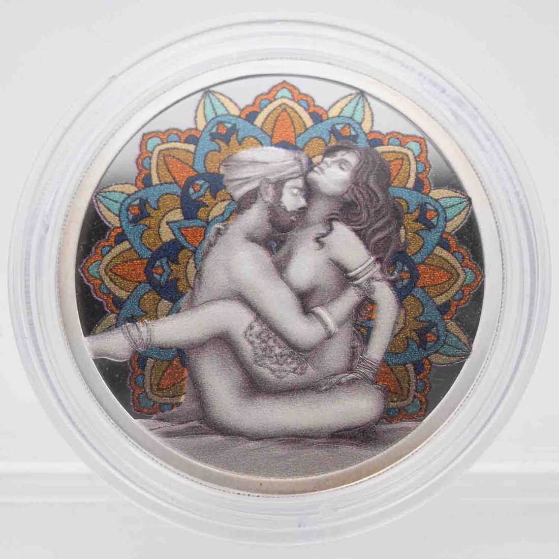 The Art Of Kamasutra LE 1/2 oz Silver Art Round "The Lotus Flower" (1 of 4)