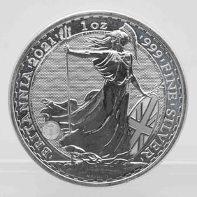 2021 Britannia 1oz Silver Coin