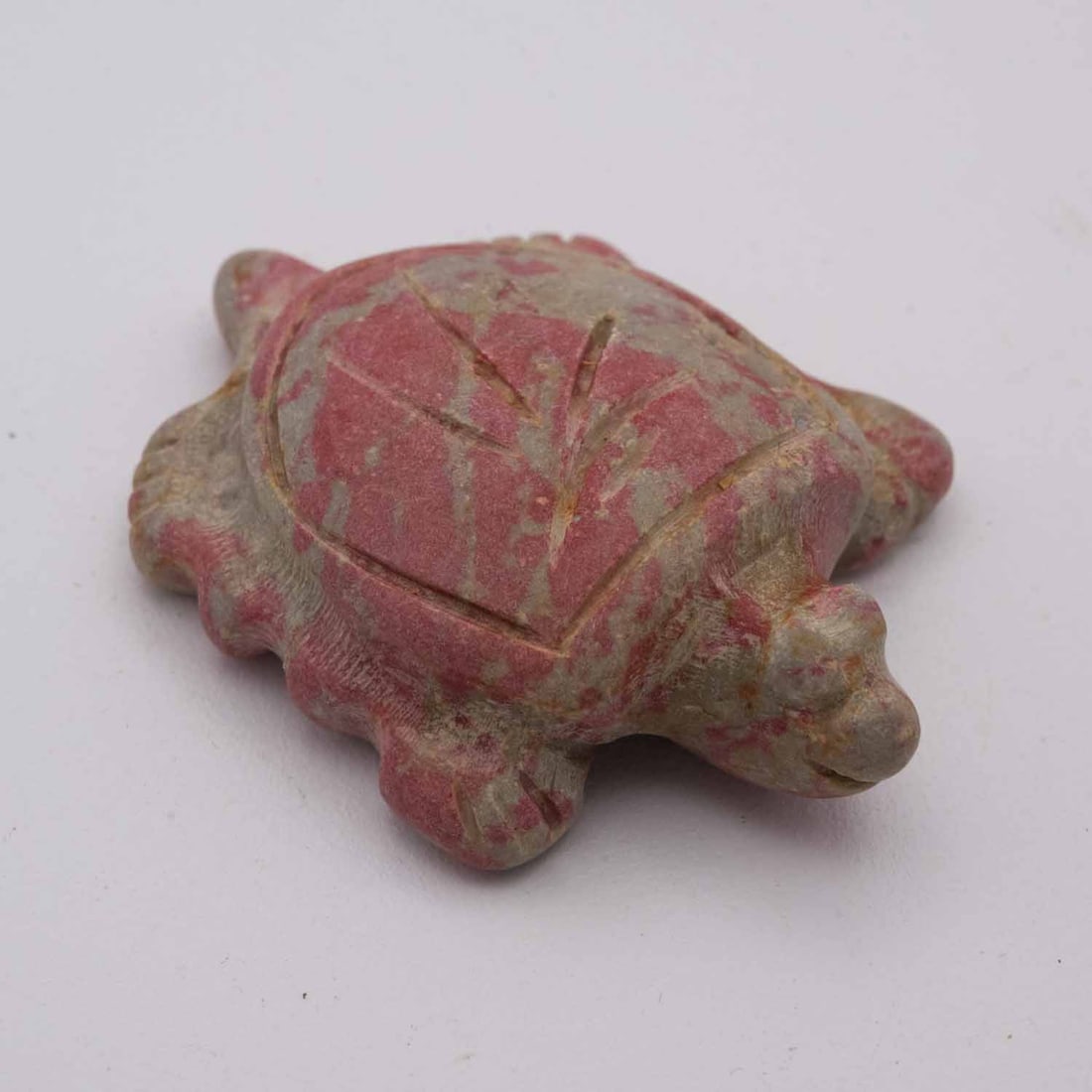 Chinese Hongshan Culture Carved Stone Turtle Figure: Medium: Stone Size: 2.3x1.5x0.6 inches Age/Detail: Chinese Hongshan Culture Carved Condition: great overall, check photo for condition reference. Provenance: Collection from Estate in Williamsburg Liv