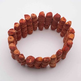 Natural Red Coral Bracelet