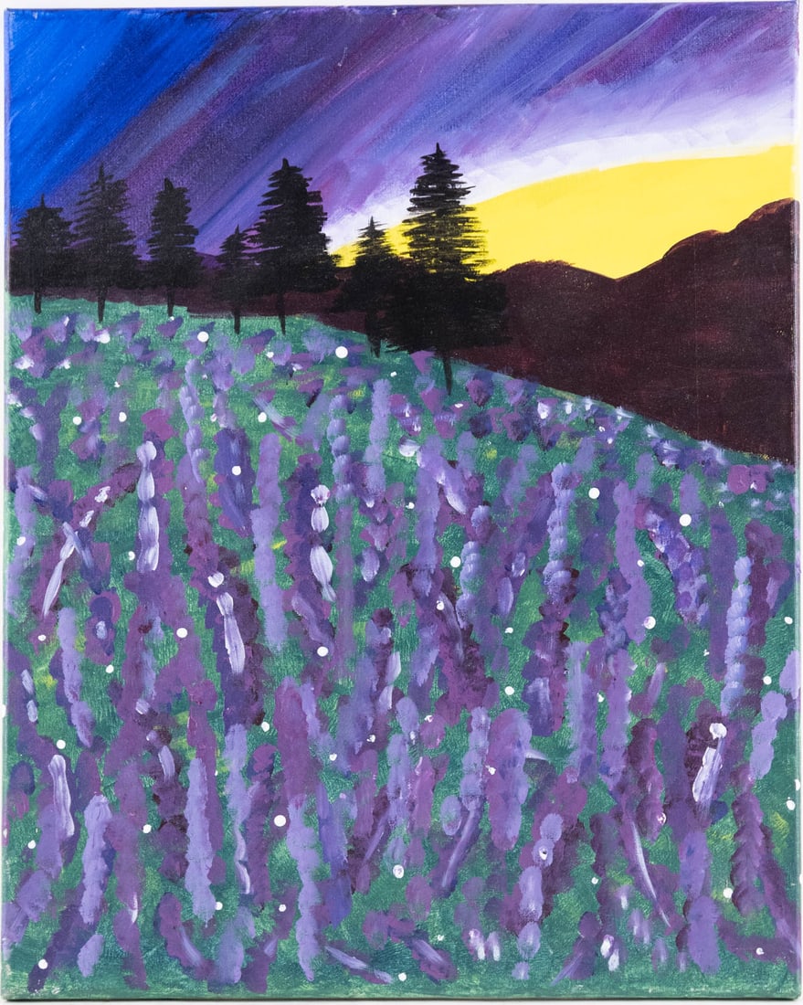 Contemporary Impressionist Oil On Canvas "Landscape" (1 of 8)