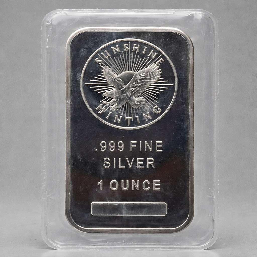 Sunshine Mint Eagle 1oz Silver Bar (1 of 2)