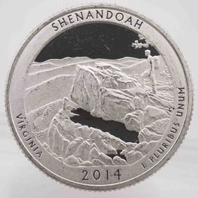 2014 American Proof ATB Silver Quarter Shenandoah