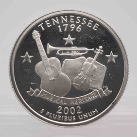 2002 American Proof Silver Quarter Tennessee