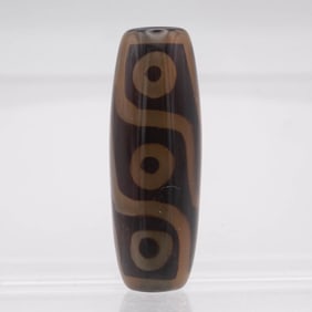 Chinese Tibetan Dzi Bead Pendant
