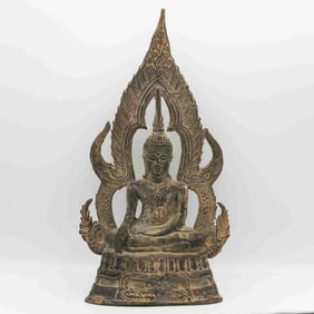 Antique Chinese/Tibetan Bronze Buddha Statue