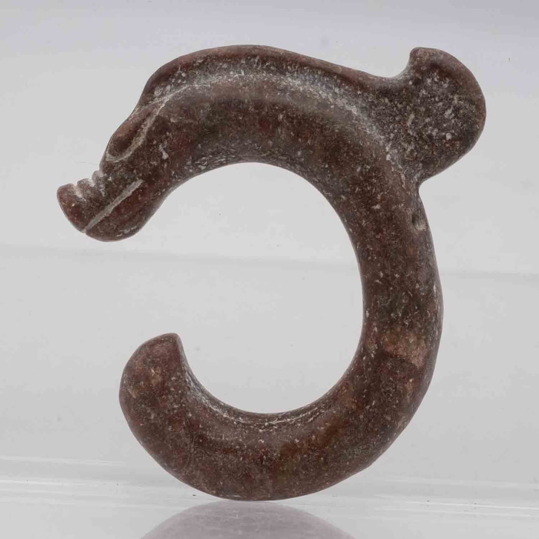 Old Chinese Hongshan Culture Jade Pig Dragon Figure: Medium: Jade Size: 3x2.5x0.5 inches Age/Detail: Old Chinese Hongshan Culture Condition: great overall, check photo for condition reference. Provenance: Collection from Estate in Tribecca LiveShipping