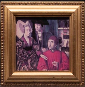 Vintage Print On Paper Traditions Of Art With Frame