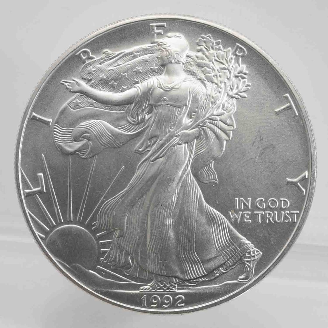1992 American Silver Eagle 1oz Silver Coin (1 of 2)