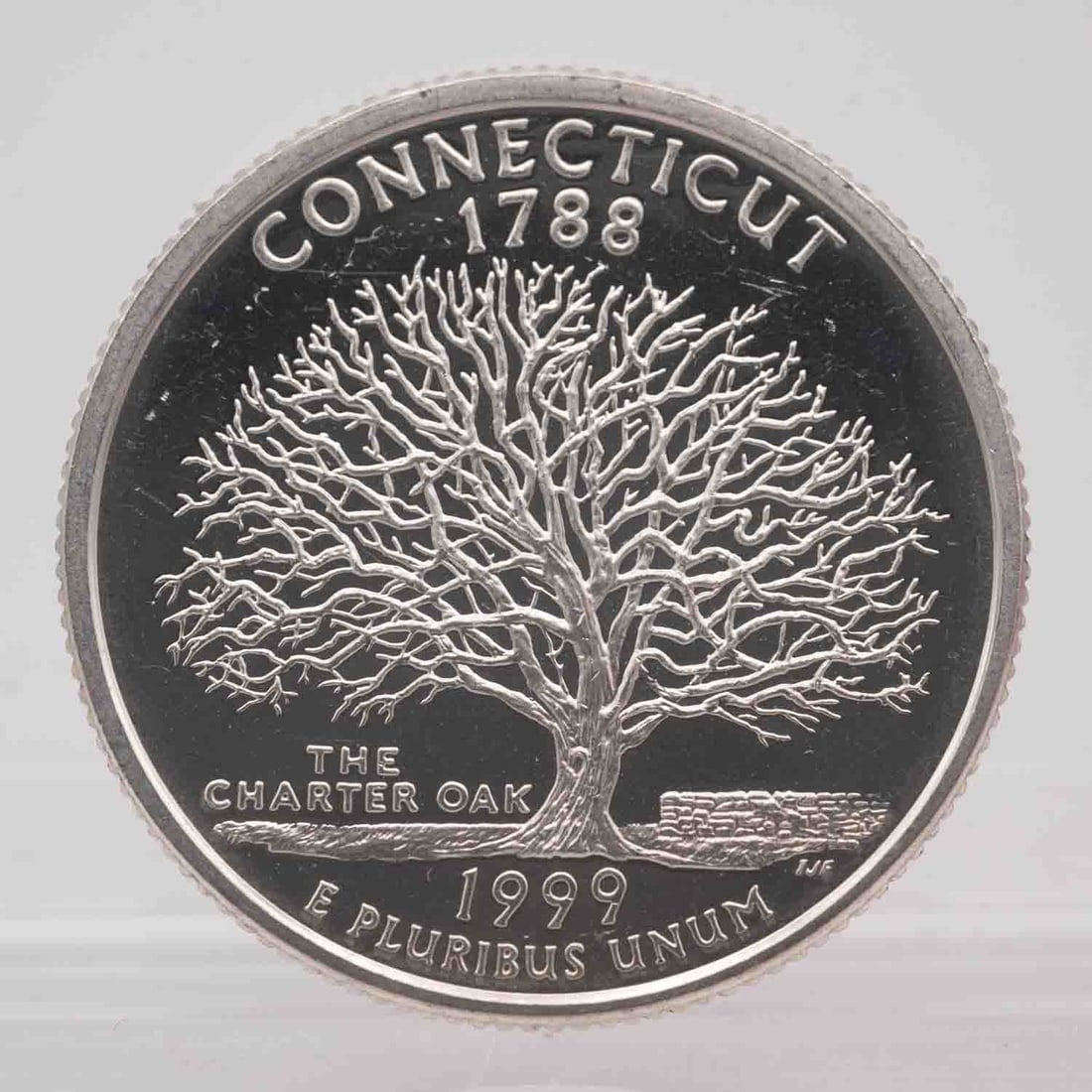 1999 American Proof Silver Quarter Connecticut (1 of 2)