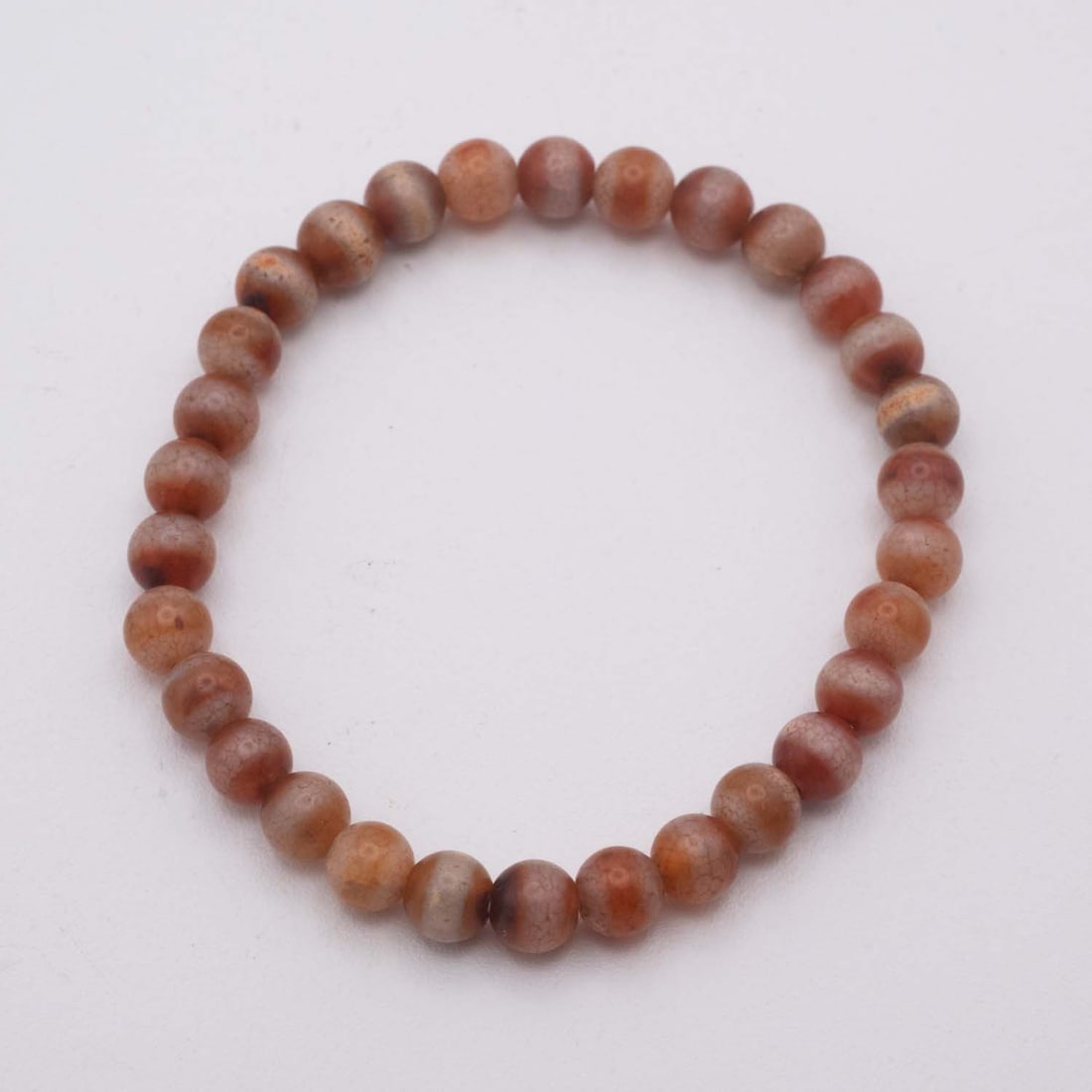 Chinese Tibetan Agate Bead Bracelet (1 of 3)