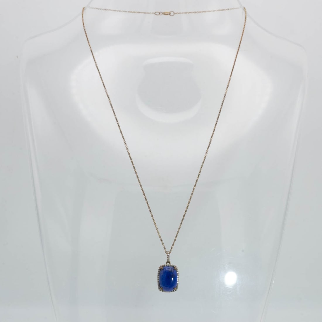 Sterling Silver Natural Lapis Lazuli Pendant (1 of 6)