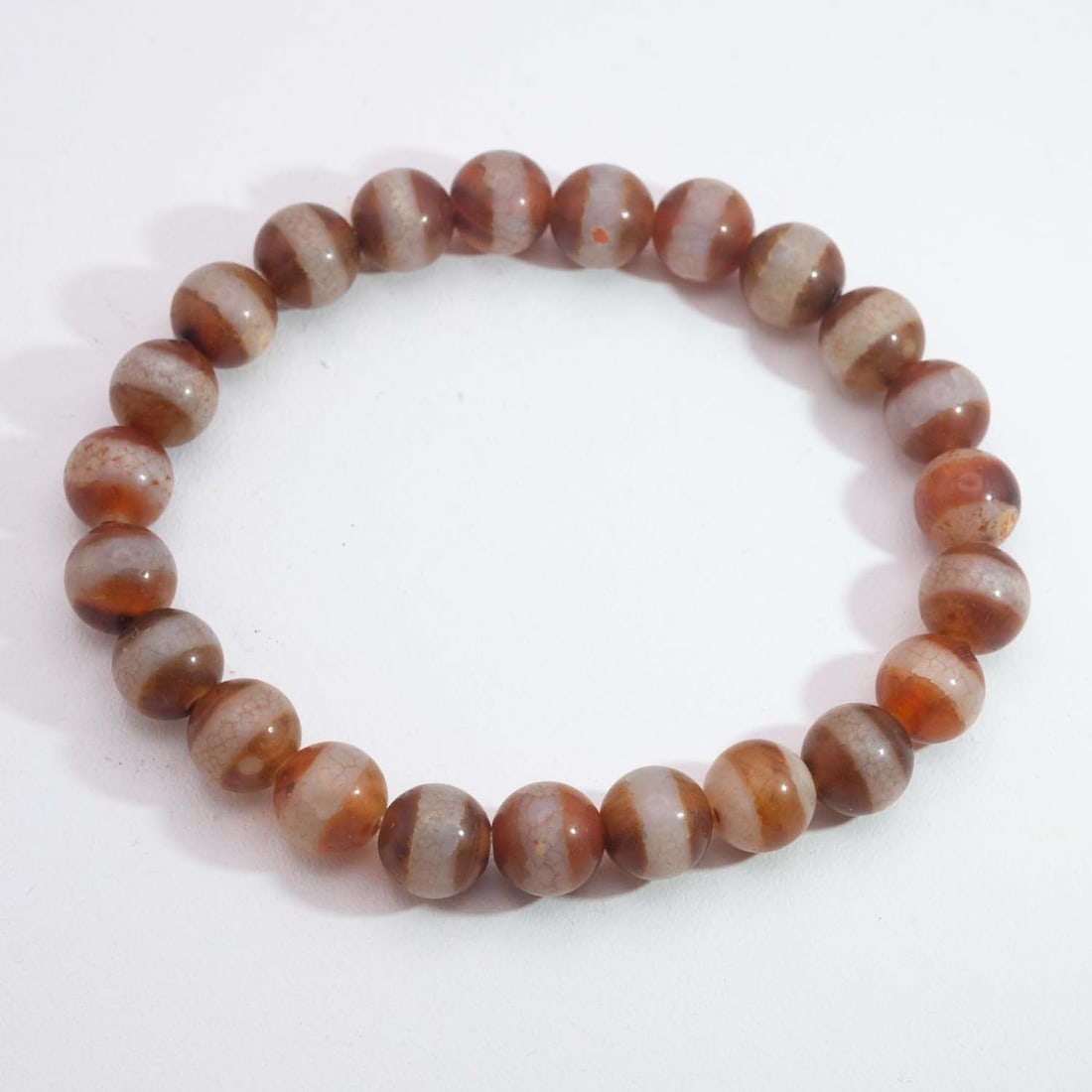 Old Chinese Tibetan Agate Bead Bracelet (1 of 3)