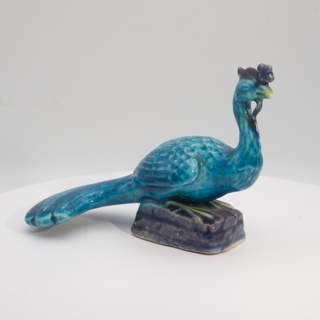 Chinese Export Porcelain Peacock Figure (1 of 5)