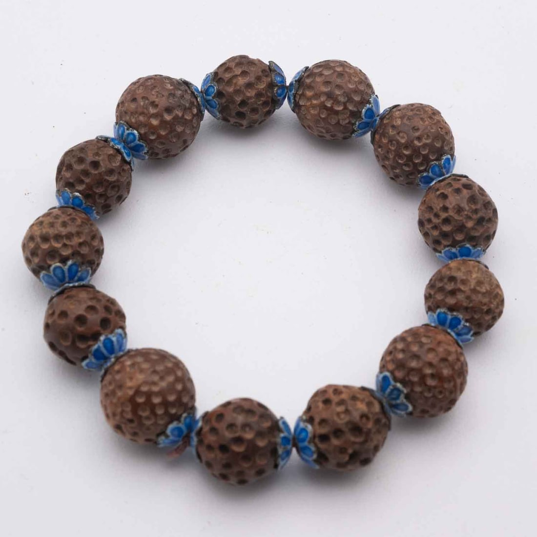 Old Chinese Tibetan Lotus Seed Bead Bracelet (1 of 4)