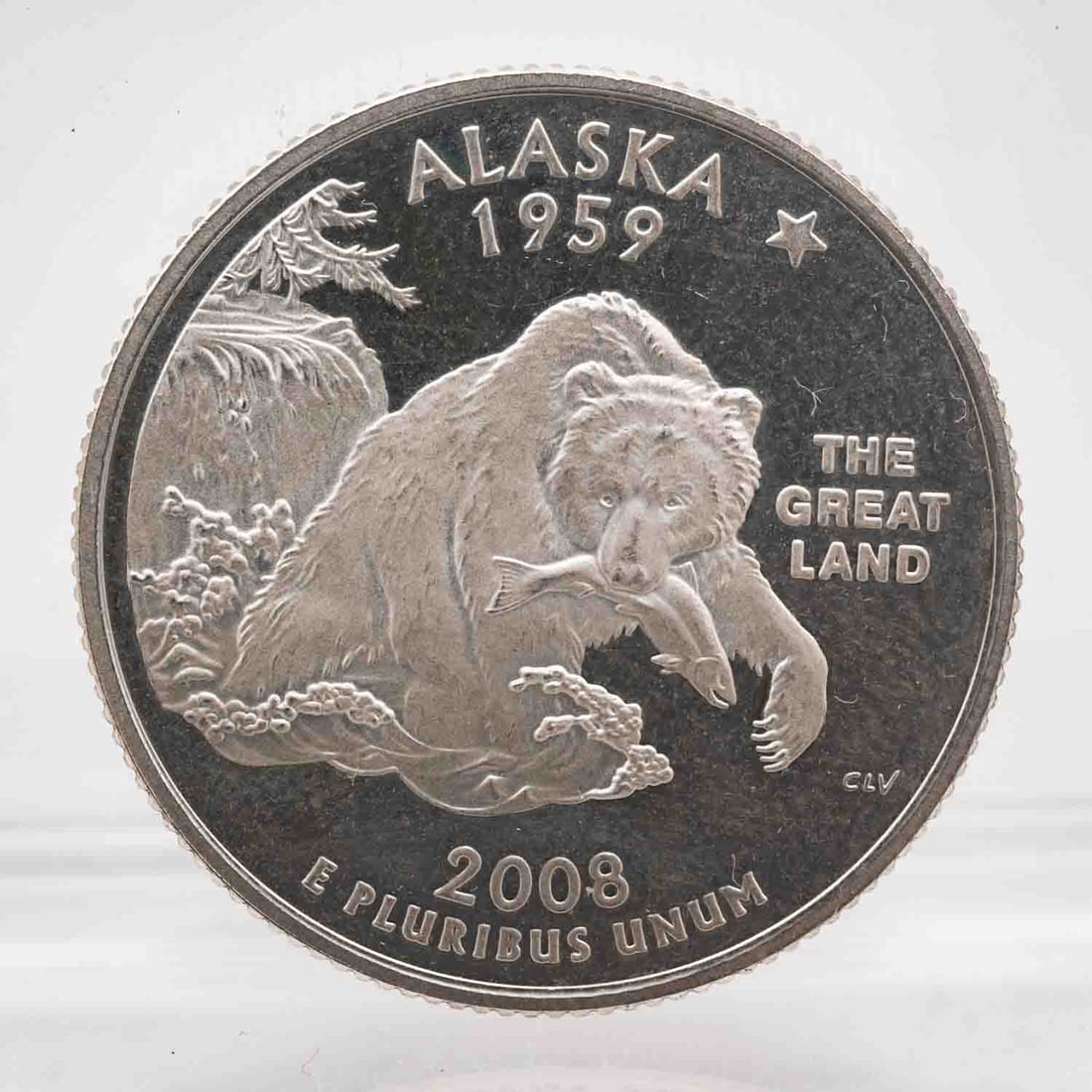 2008 American Proof Silver Quarter Alaska (1 of 2)
