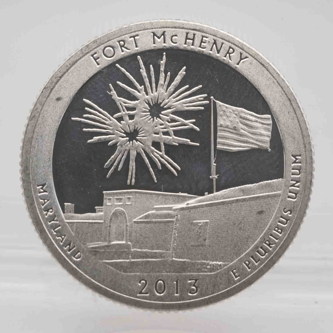 2013 American Proof Silver Quarter ATB Fort McHenry (1 of 2)