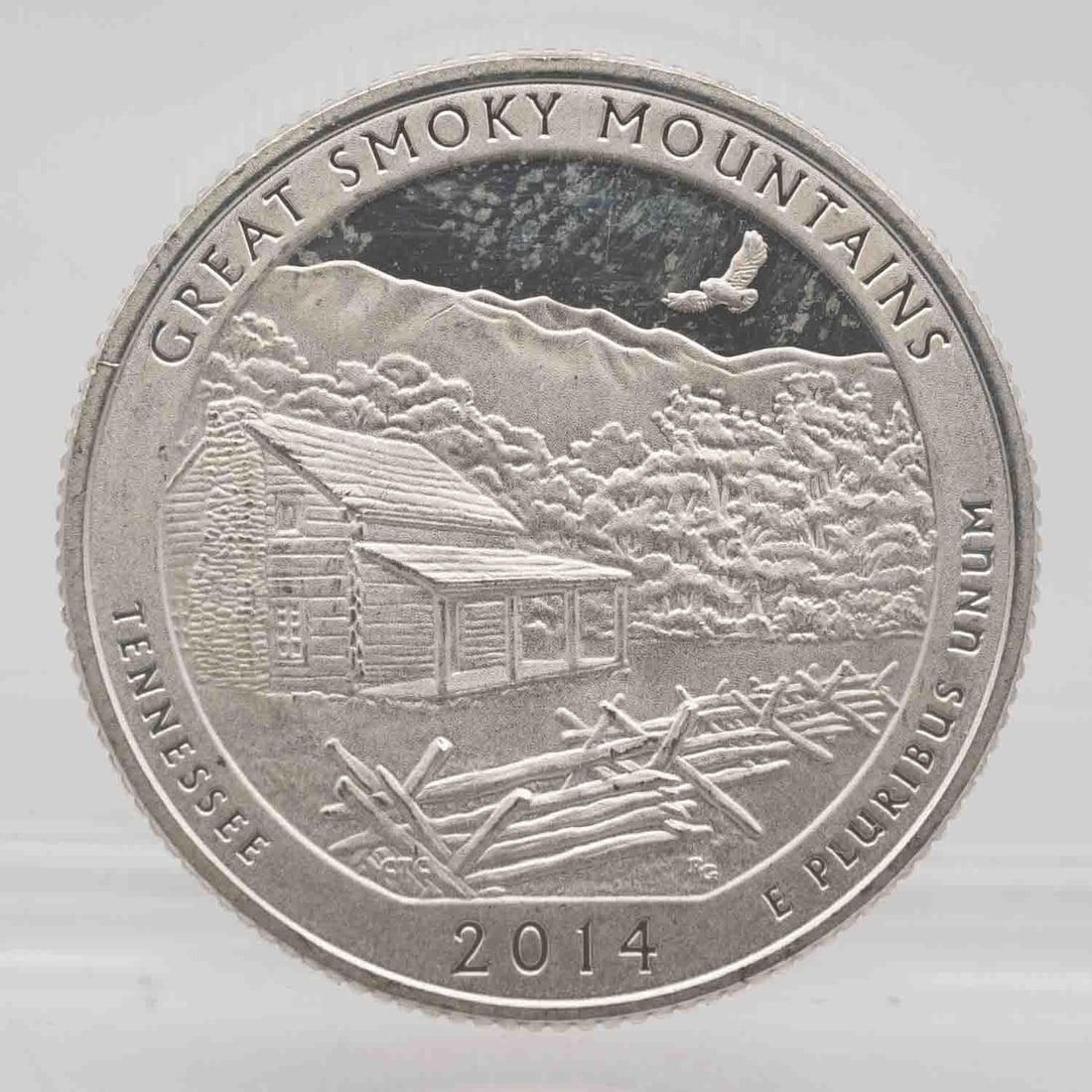2014 American Proof Silver Quarter ATB Great Smoky Mountains (1 of 2)