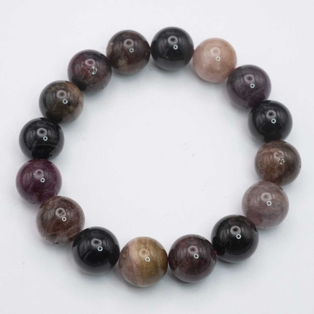 Natural Tourmaline Bead Bracelet (1 of 4)