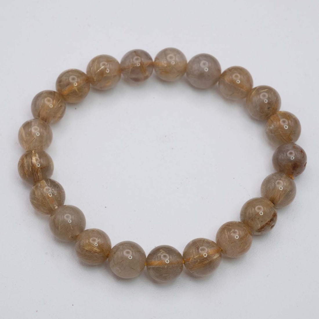 Natural Golden Rutilated Quartz Bracelet (1 of 3)