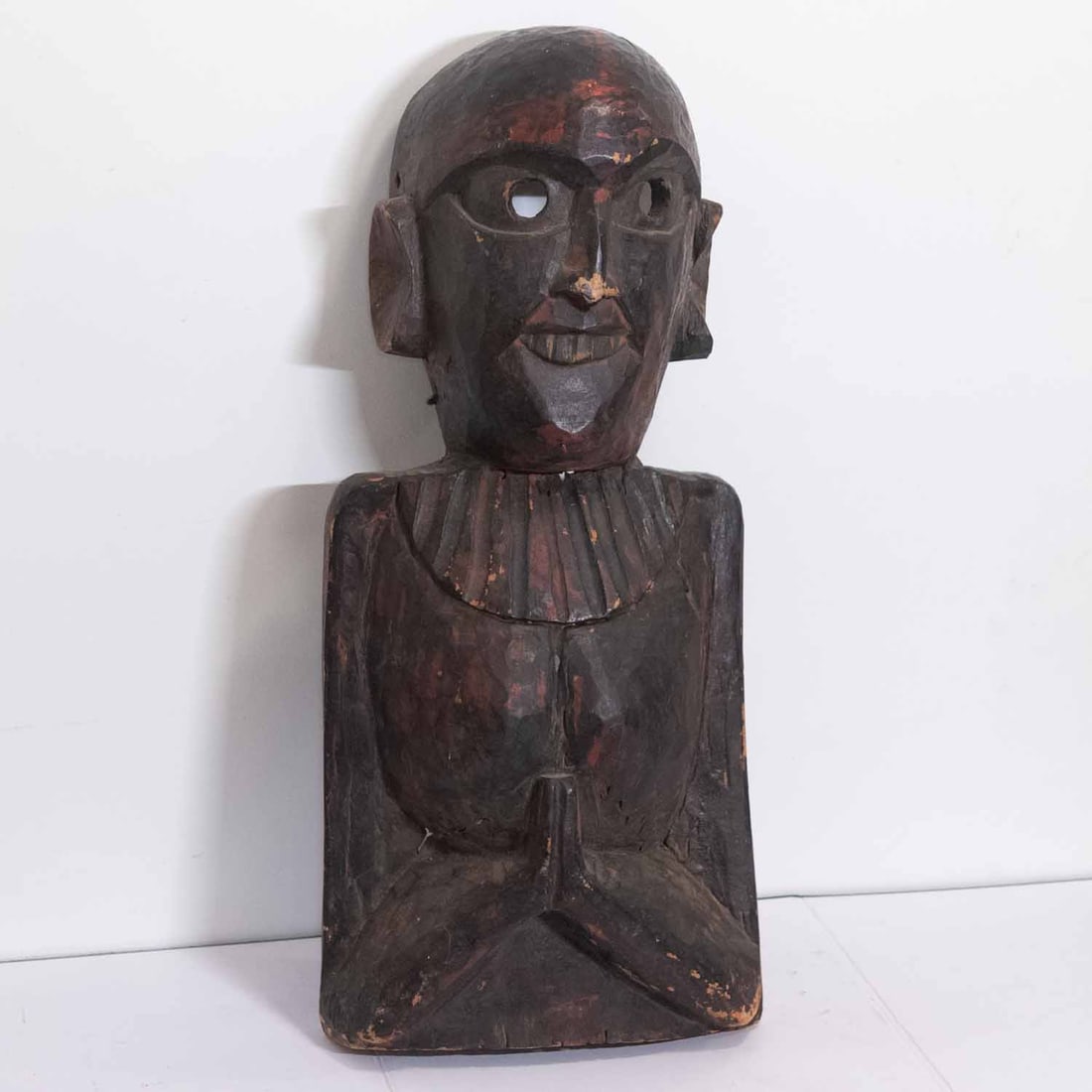 Antique South Asian Carved Wood Ancestral Ceremonial Figure (1 of 9)