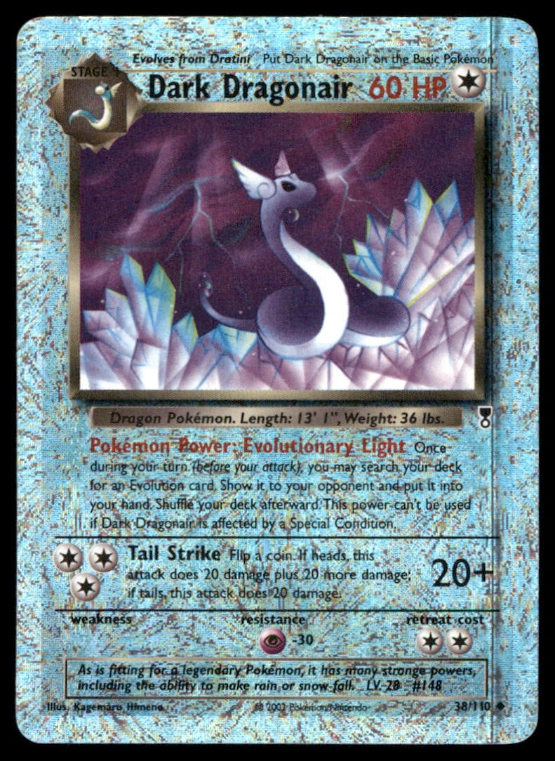 Dark Dragonair Legendary Collection #038/110 Holo Pokemon Card (1 of 2)