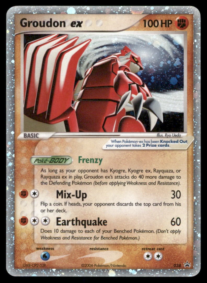 Groudon ex Nintendo Promos #038 Holo Pokemon Card (1 of 2)