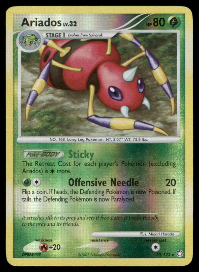 Ariados Mysterious Treasures #20/123 Holo Pokemon Card: We offer combined shipping on multiple items. Buyers may also arrange their own shipping. LiveShipping is a separate and independent option for shipping that is NOT a part of the auction house or thei