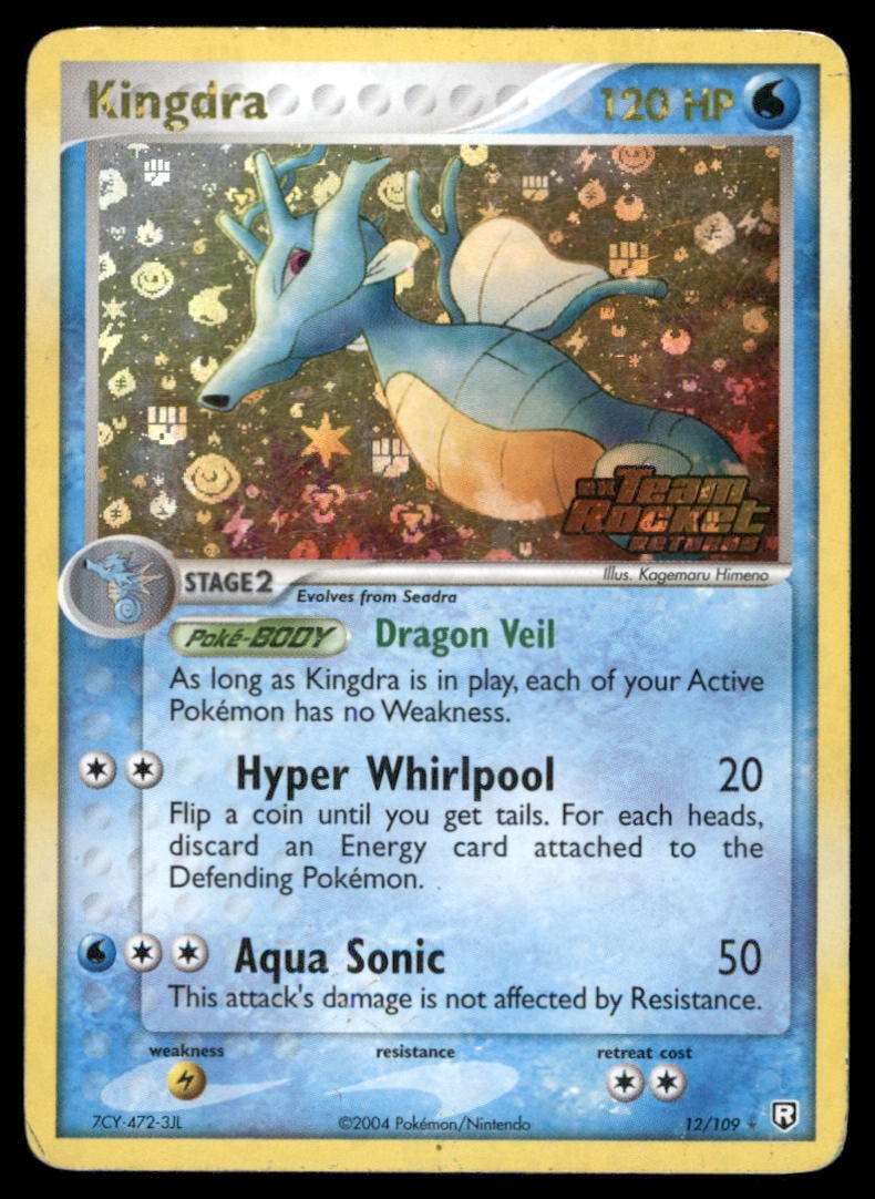 Kingdra Team Rocket Returns #12/109 Holo Pokemon Card (1 of 2)