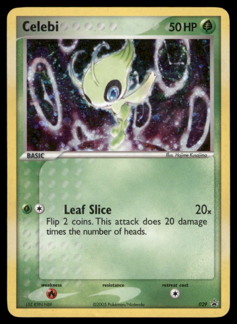 Celebi Nintendo Promos #029 Holo Pokemon Card: We offer combined shipping on multiple items. Buyers may also arrange their own shipping. LiveShipping is a separate and independent option for shipping that is NOT a part of the auction house or thei