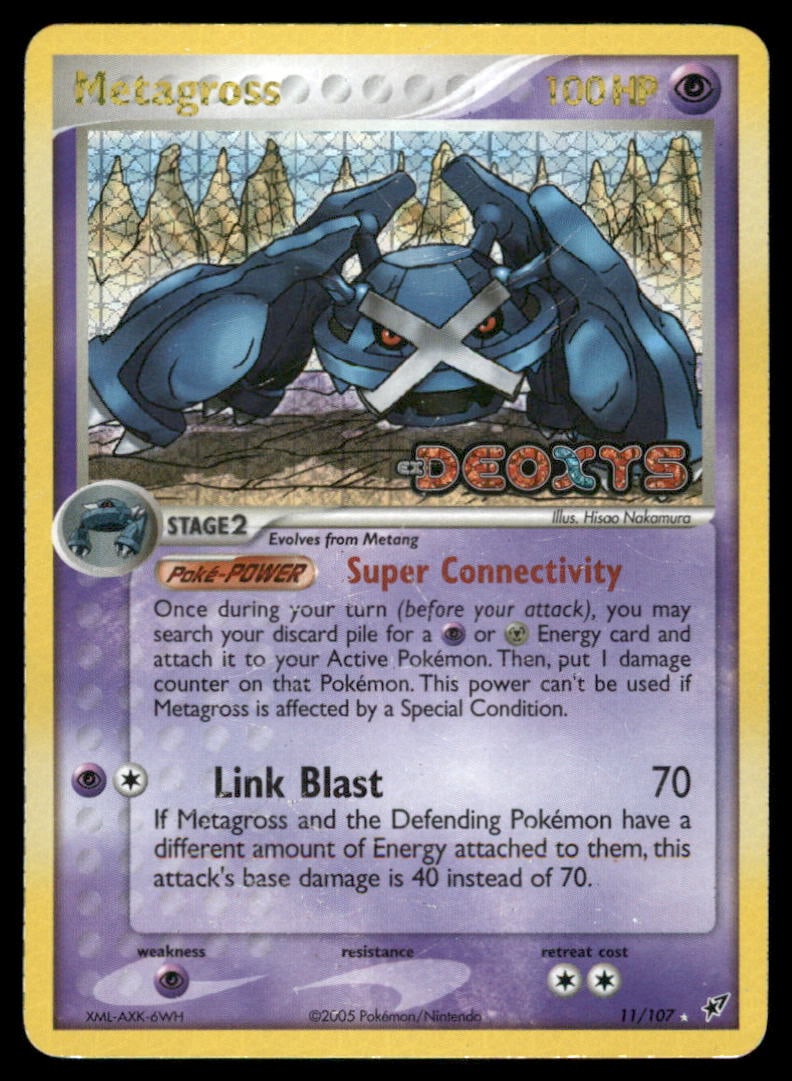Metagross Deoxys #11/107 Holo Pokemon Card: We offer combined shipping on multiple items. Buyers may also arrange their own shipping. LiveShipping is a separate and independent option for shipping that is NOT a part of the auction house or thei