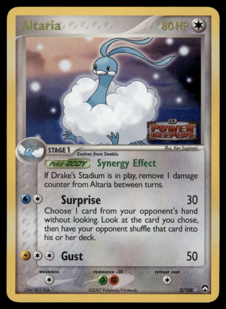Altaria Power Keepers #2/108 Holo Pokemon Card: We offer combined shipping on multiple items. Buyers may also arrange their own shipping. LiveShipping is a separate and independent option for shipping that is NOT a part of the auction house or thei