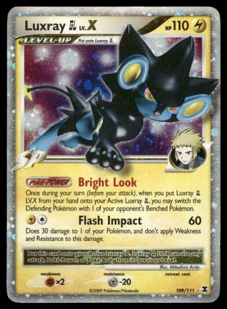 Luxray GL Lv.X Rising Rivals #109/111 Holo Pokemon Card (1 of 2)