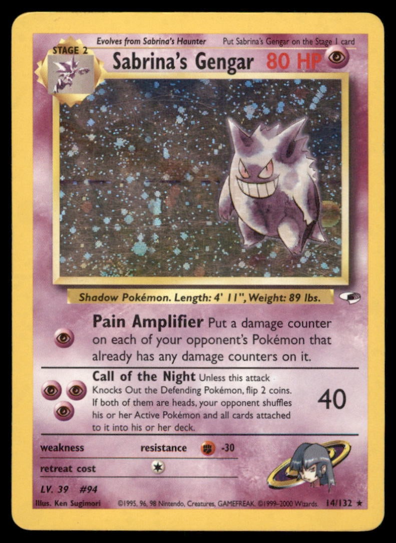 Sabrina's Gengar Gym Heroes #014/132 Holo Pokemon Card: We offer combined shipping on multiple items. Buyers may also arrange their own shipping. LiveShipping is a separate and independent option for shipping that is NOT a part of the auction house or thei