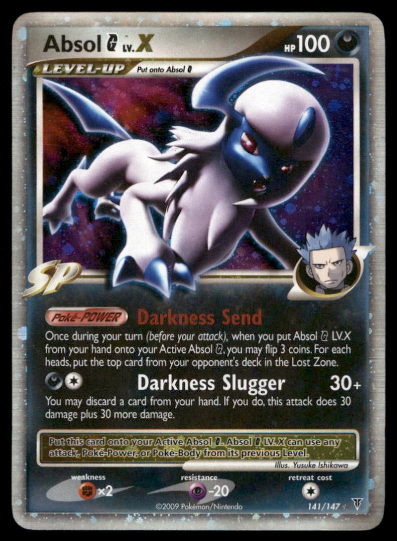 Absol G Lv.X Supreme Victors #141 Holo Pokemon Card (1 of 2)