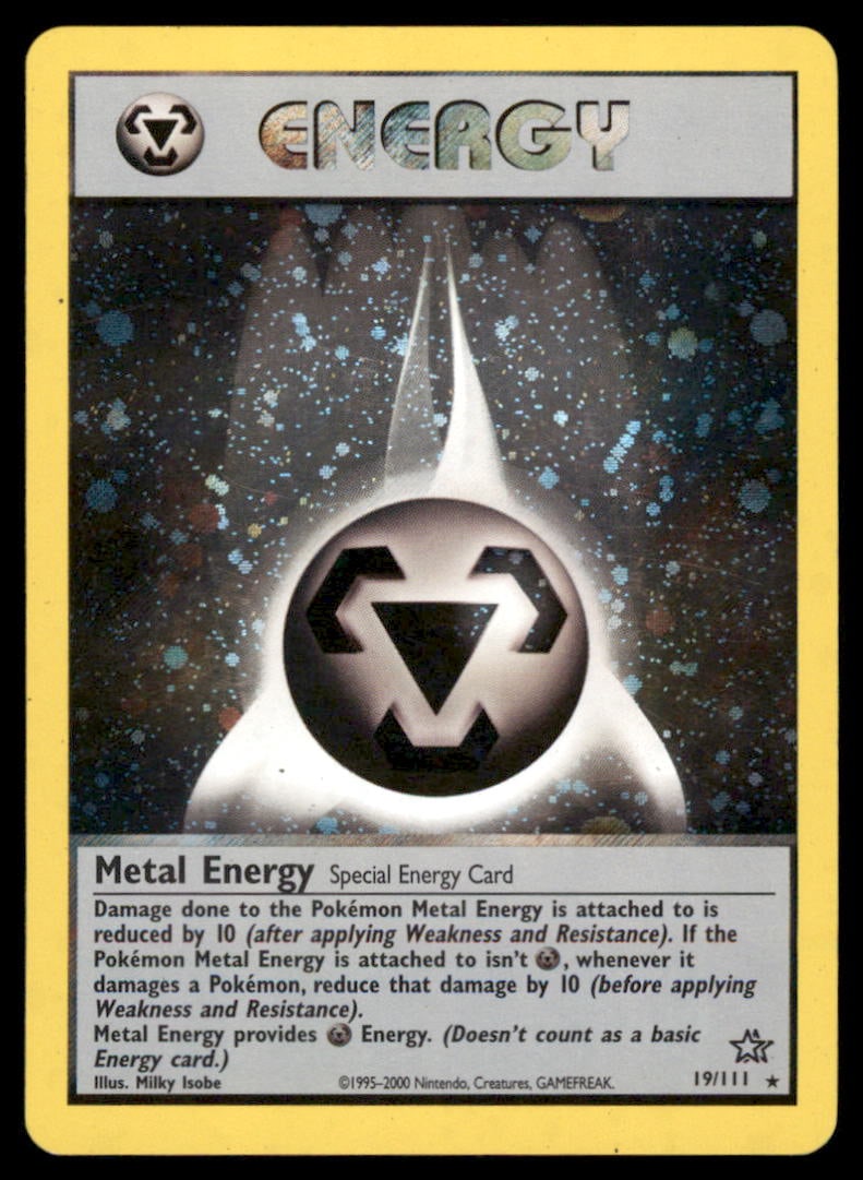 Metal Energy Neo Genesis #019/111 Holo Pokemon Card (1 of 2)