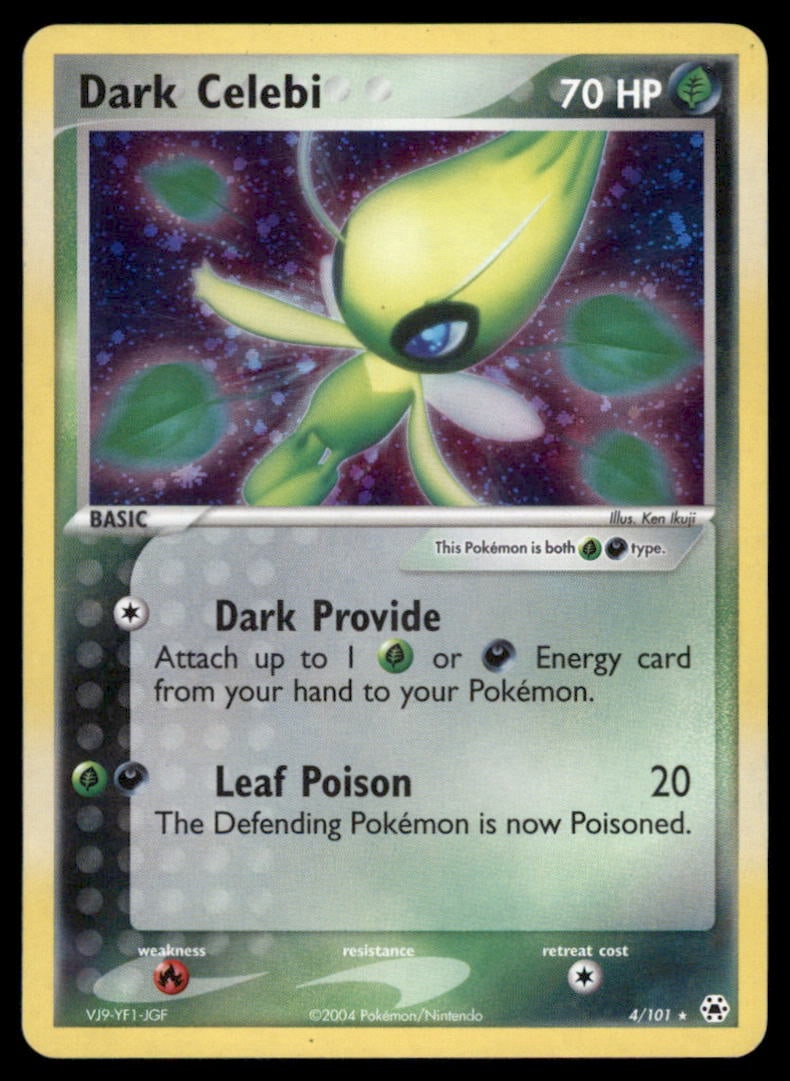 Dark Celebi Hidden Legends #4/101 Holo Pokemon Card: We offer combined shipping on multiple items. Buyers may also arrange their own shipping. LiveShipping is a separate and independent option for shipping that is NOT a part of the auction house or thei
