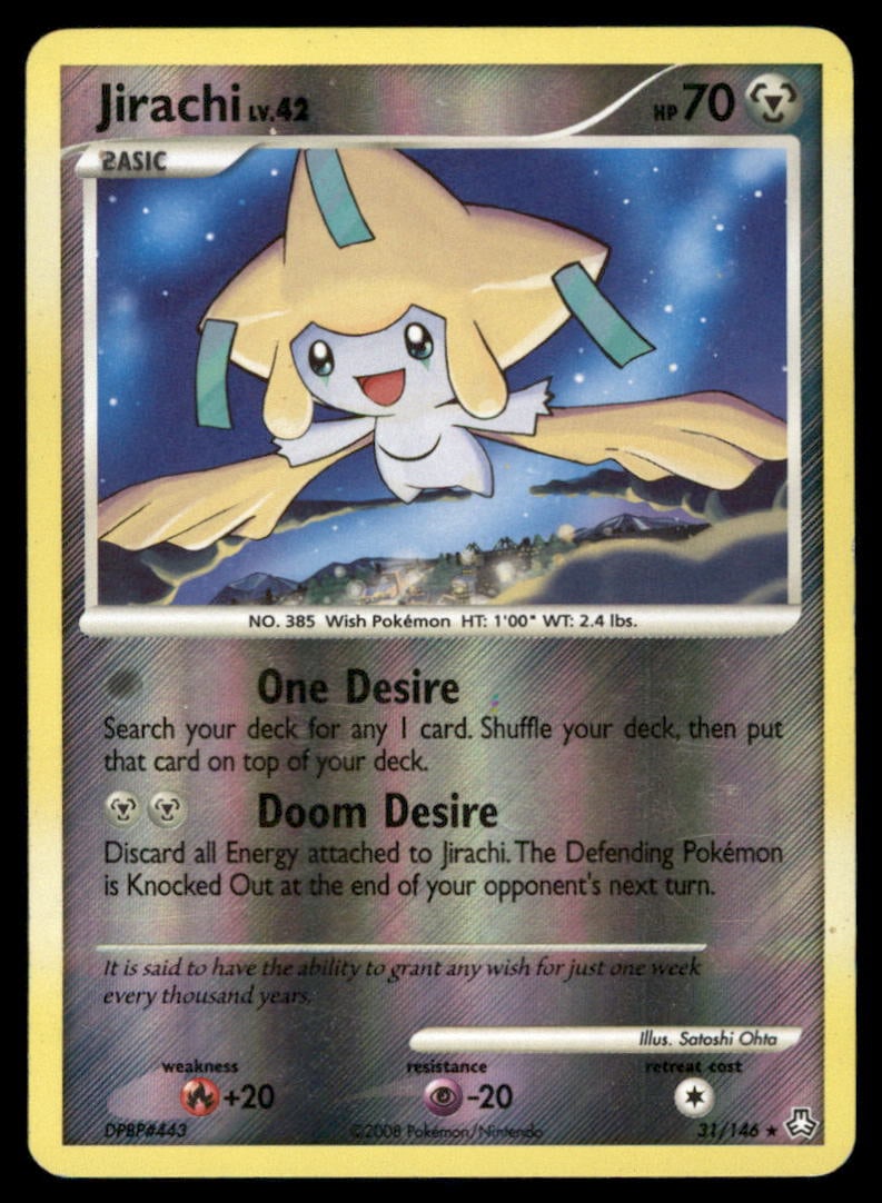 Jirachi Legends Awakened #31/146 Holo Pokemon Card (1 of 2)