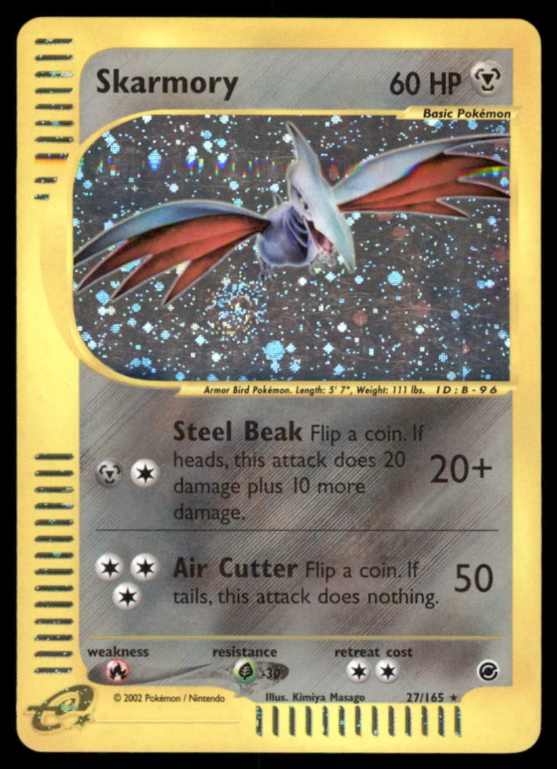 Skarmory (27) Expedition #027/165 Holo Pokemon Card (1 of 2)