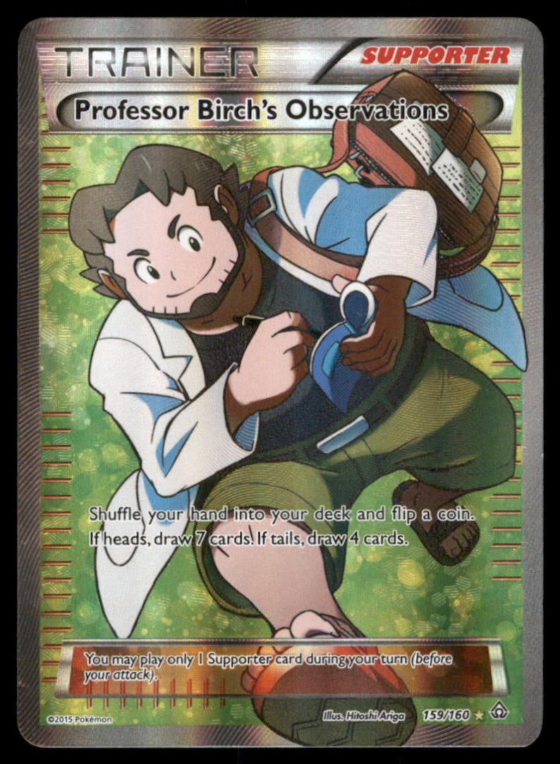 Professor Birch's Observations (159 Full Art) XY - Primal Clash #159/160 Holo Pokemon Card: We offer combined shipping on multiple items. Buyers may also arrange their own shipping. LiveShipping is a separate and independent option for shipping that is NOT a part of the auction house or thei
