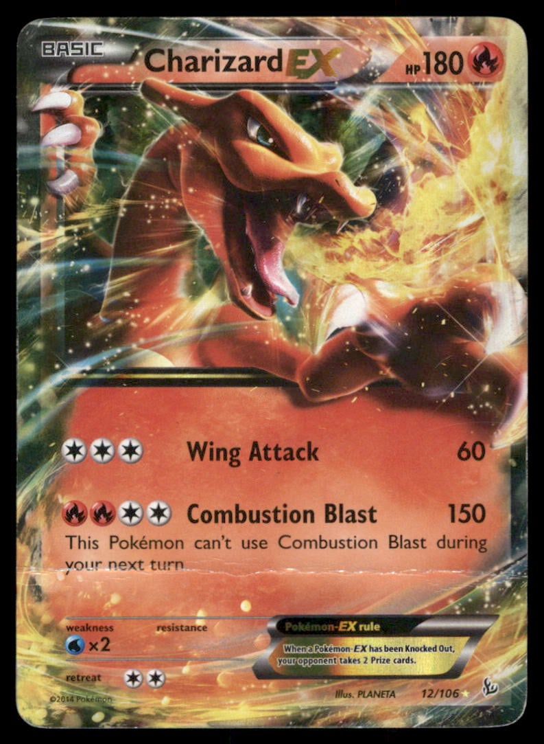Charizard EX (12) XY - Flashfire #12/106 Holo Pokemon Card (1 of 2)