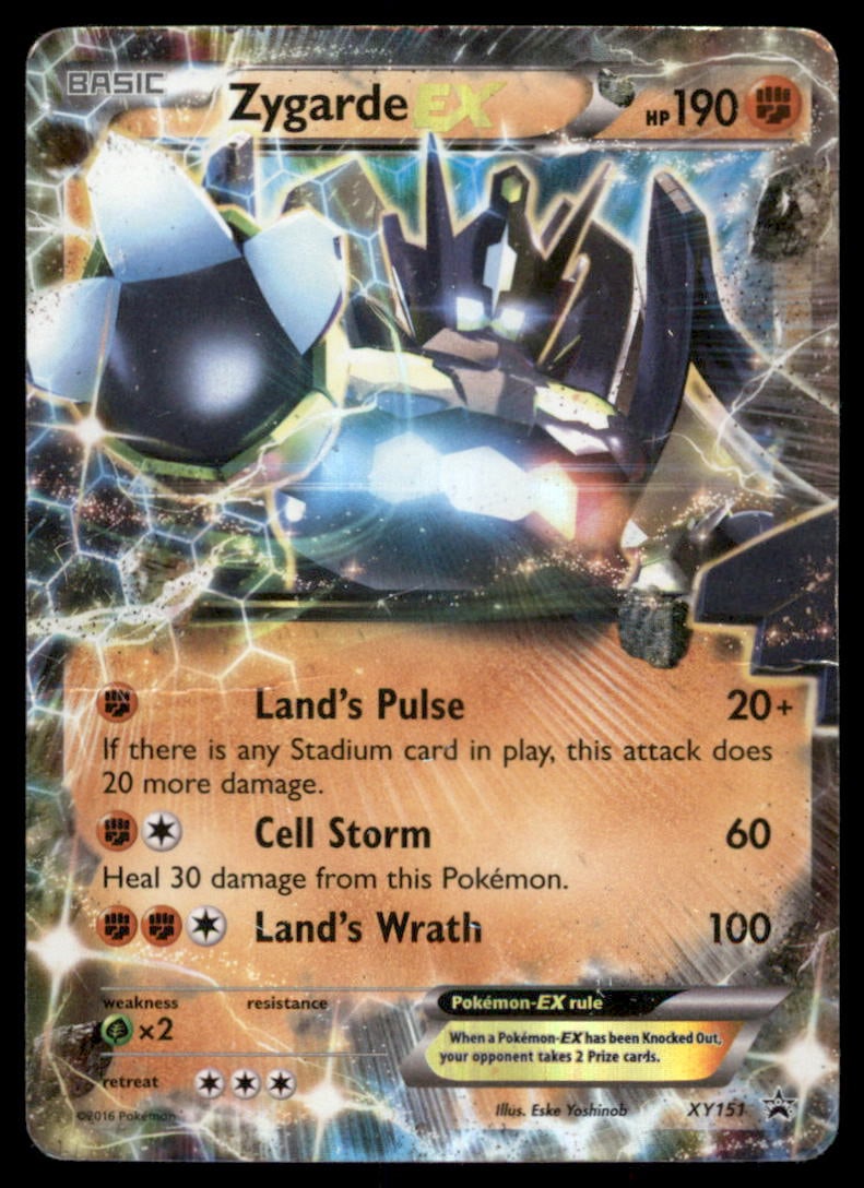Zygarde EX (Shiny) XY Promos #XY151 Holo Pokemon Card: We offer combined shipping on multiple items. Buyers may also arrange their own shipping. LiveShipping is a separate and independent option for shipping that is NOT a part of the auction house or thei