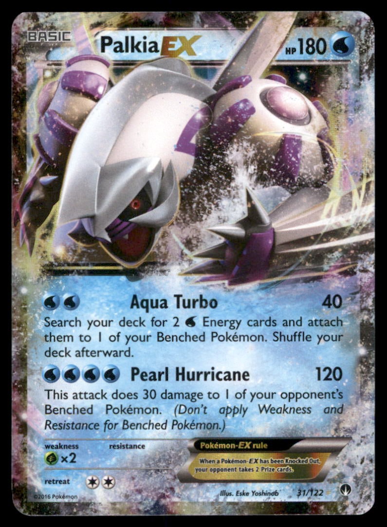 Palkia EX XY - BREAKpoint #31/122 Holo Pokemon Card: We offer combined shipping on multiple items. Buyers may also arrange their own shipping. LiveShipping is a separate and independent option for shipping that is NOT a part of the auction house or thei
